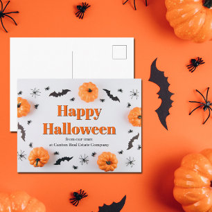 Cartão Postal De Festividades Empresa Personalizada Feliz Halloween Fofo