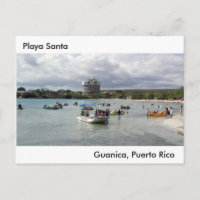 En Guanica Puerto Rico do papai noel de Playa