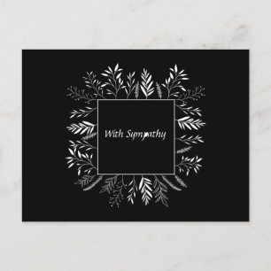 Cartão Postal De Festividades Encantamento, Condolências