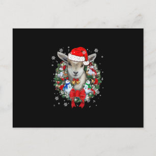 Cartão Postal De Festividades Enfeite De Natal De Cabra Presente Decoração Prese