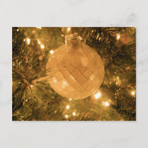 Cartão Postal De Festividades Enfeites de natal
