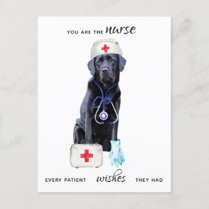 Cartão Postal De Festividades Enfermeiro Médico Cute Personalizado Semana de En