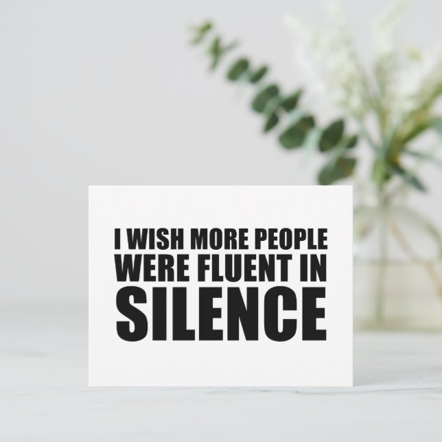 Cartão Postal De Festividades Engraçado sarcástico cita sarcasmo de humor adulto (Em pé/Frente)