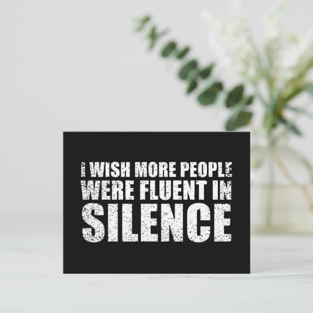 Cartão Postal De Festividades Engraçado sarcástico cita sarcasmo de humor adulto (Em pé/Frente)