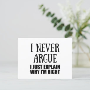 Cartão Postal De Festividades Engraçado sarcástico cita sarcasmo de humor adulto