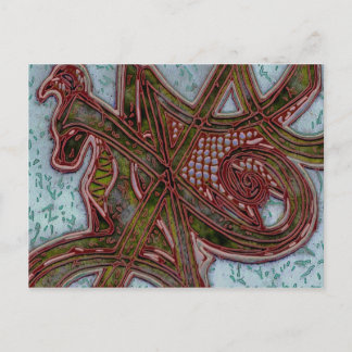 Cartão Postal De Festividades enrolador