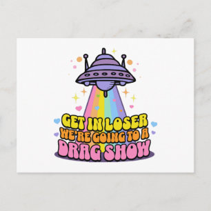 Cartão Postal De Festividades Entre, Perdedor, Vamos para um Show de Dragão UFO