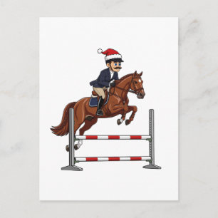 Cartão Postal De Festividades Equestre Nutcracker Natal 2026 Férias  
