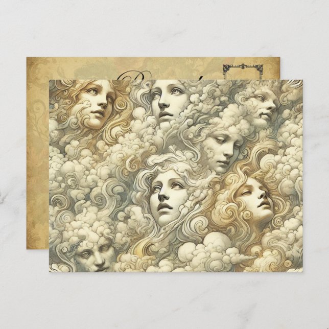 Cartão Postal De Festividades Ereal Drift - Vitoriano Gótico (Frente/Verso)