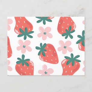 Cartão Postal De Festividades Esamora e flor