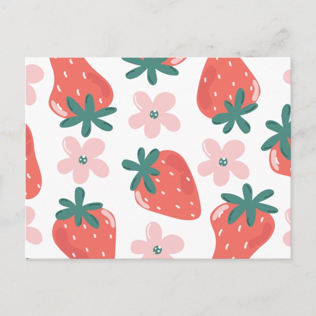 Cartão Postal De Festividades Esamora e flor (Frente)