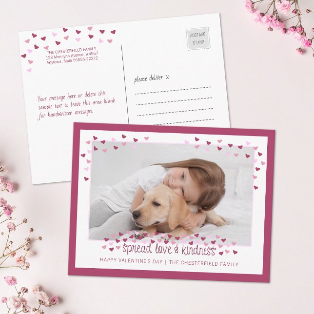 Cartão Postal De Festividades ESPALHE O AMOR E O Namorados DE BONDADE (Criador carregado)