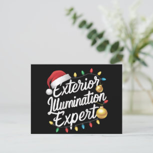 Cartão Postal De Festividades Especialista em Iluminação Exterior de Natal Decor