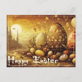 Cartão Postal De Festividades Esperança de Páscoa em um mundo apocalíptico