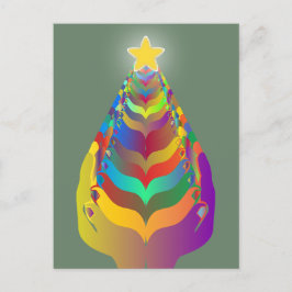 Cartão Postal De Festividades Esperança e União de Natal