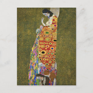 Cartão Postal De Festividades Esperança II de Gustav Klimt (1907-1908)