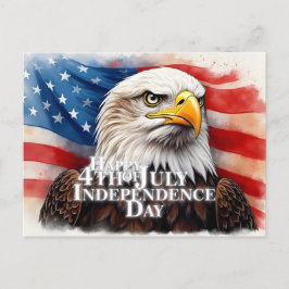 Cartão Postal De Festividades Espírito de Independência