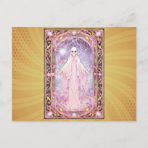 Cartão Postal De Festividades Espírito Espantalho do Dourado Halloween