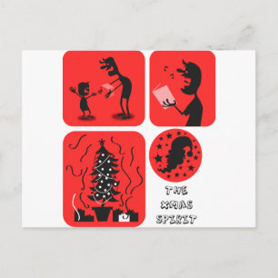 Cartão Postal De Festividades espírito natal