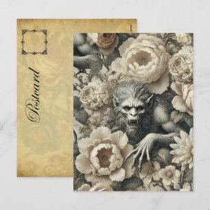 Cartão Postal De Festividades Esplendor Lycantrópico - Vitoriano Gótico