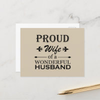 esposa orgulhosa de um marido maravilhoso