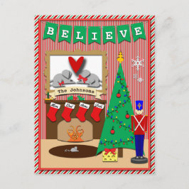 Cartão Postal De Festividades Esta foi a noite antes do Natal ・ 4 estoques