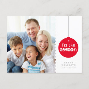 CARTÃO POSTAL DE FESTIVIDADES ESTA FOTO DO NATAL DA TEMPORADA FOTO DIVERTIDA EM