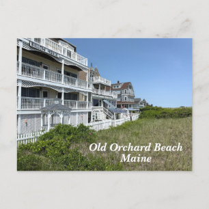 Cartão Postal De Festividades Estância costeira — Old Orchard Beach Maine