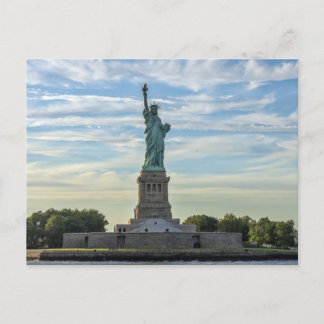 Cartão Postal De Festividades Estátua da Liberdade, Rio Hudson, Nova Iorque
