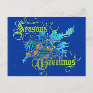 Cartão Postal De Festividades Estranho e Maravilhoso