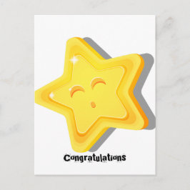 Cartão Postal De Festividades Estrela