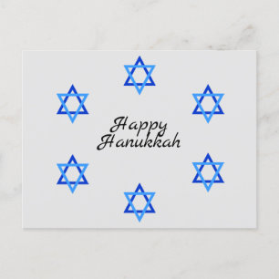 Cartão Postal De Festividades Estrela do Cartão de Férias David Hanukkah