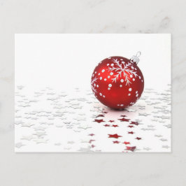 Cartão Postal De Festividades Estrelas de Natal