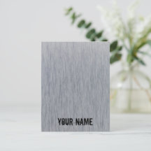 Estrutura de metal com escovas de alumínio