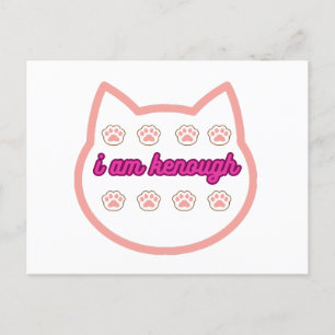 Cartão Postal De Festividades Eu sou um gato picado