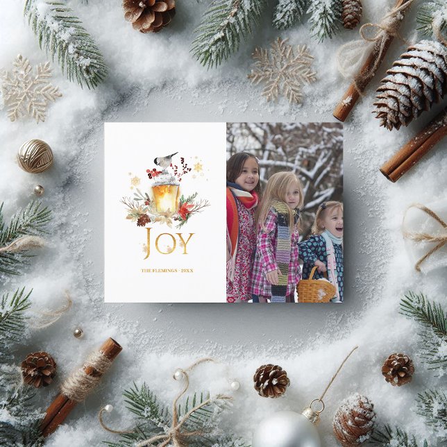 Cartão Postal De Festividades Evergreen - Foto de Natal do Wintertide Woodland (Evergreen - Wintertide Woodland Christmas Photo Holiday Postcard)