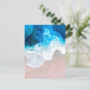 Cartão Postal De Festividades Exibição de Praia