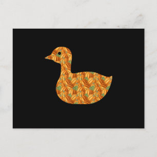 Cartão Postal De Festividades Fácil Fantasia de Halloween para Pato Mallard DIY