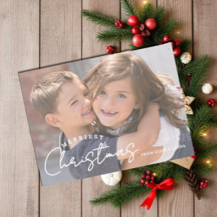 Cartão Postal De Festividades Família mais alegre Natal Alegria Natal