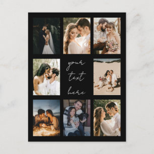 Cartão Postal De Festividades Família Personalizada de Imagens Personalizadas de