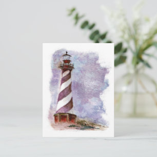 Cartão Postal De Festividades Farol Cape Hatteras