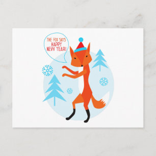 Cartão Postal De Festividades Feliz ano novo!