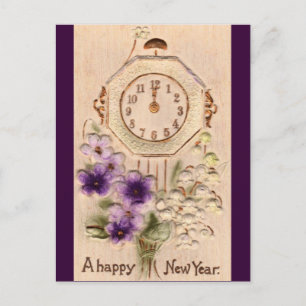 Cartão Postal De Festividades Feliz ano novo