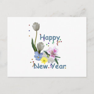Cartão Postal De Festividades Feliz ano novo