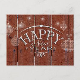 Cartão Postal De Festividades Feliz ano novo