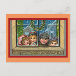 Cartão Postal De Festividades Feliz ano novo