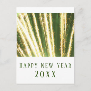 Cartão Postal De Festividades Feliz ANO NOVO Fogos de Artifício Festivos
