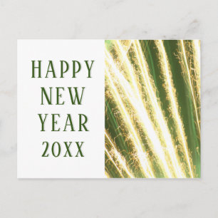 Cartão Postal De Festividades Feliz Ano Novo Fogueira Festiva