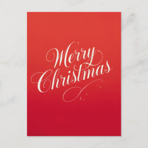 Cartão Postal De Festividades Feliz Ano Novo Natal Alegre Temporada de Férias