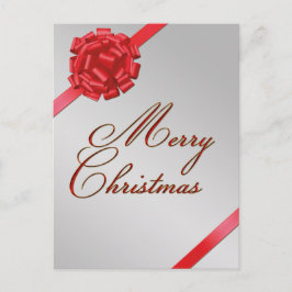 Cartão Postal De Festividades Feliz Arco Vermelho de Natal - Cartão-postal